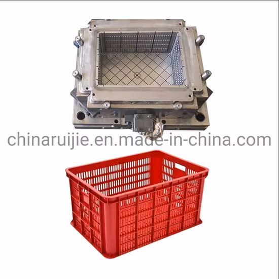 Custom Precious Plastic Resin Crate Mold Tool Storage Turnover Box Injection Mould